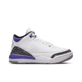 Air Jordan 3 Retro (PS) - White/Black/Dark Iris