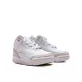 Air Jordan 3 Retro 'Pure Money' (TD) - White/Metalic Silver
