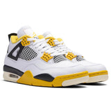 Women's Air Jordan 4 Retro - White/Coconut Milk/Vivid Sulfur