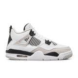 Air Jordan 4 Retro (GS) - White/Black/Neutral Grey