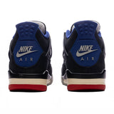 Air Jordan 4 Retro 'Rare Air' (GS) - Black/Fire Red/Deep Royal Blue