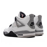 Air Jordan 4 Retro OG 'White Cement' (GS) - Summit White/Fire Red/Cement Grey/Black