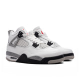 Air Jordan 4 Retro OG 'White Cement' (GS) - Summit White/Fire Red/Cement Grey/Black