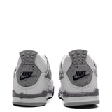 Air Jordan 4 Retro OG 'White Cement' (PS) - Summit White/Fire Red/Cement Grey/Black