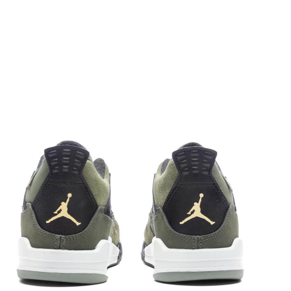 Air Jordan 4 Retro SE Craft (PS) - Medium Olive/Pale Vanilla/Cargo Khaki