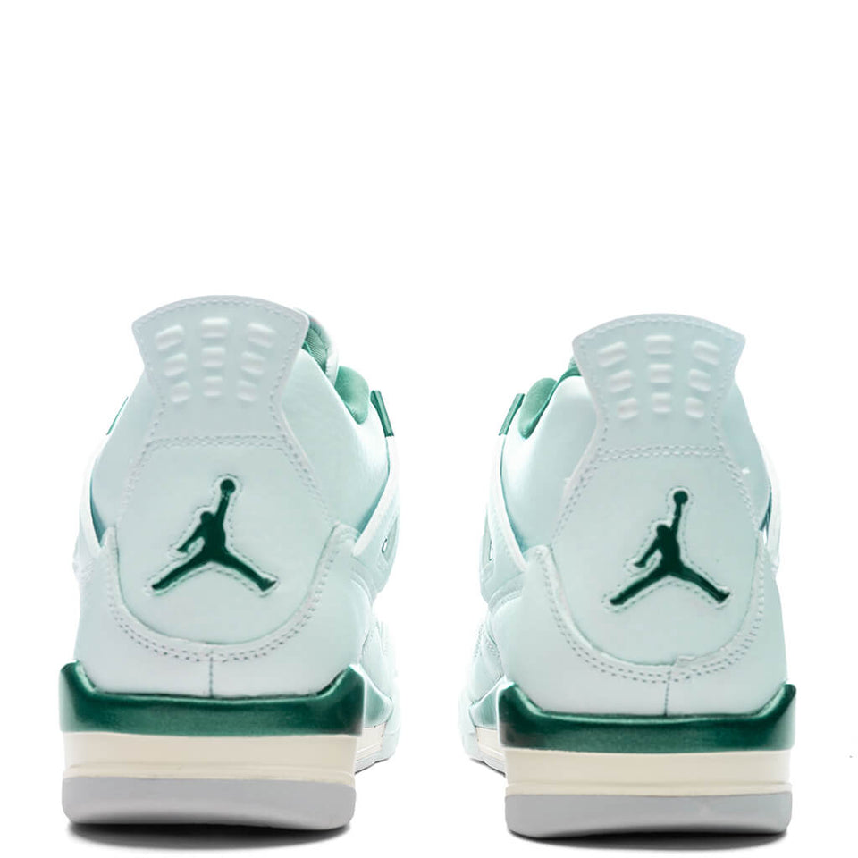 Air Jordan 4 Retro (GS) 'Oxidized Green' - White/Oxidized Green/White