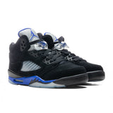 Air Jordan 5 Retro (GS) "Racer Blue" - Black/Reflect Silver