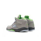 Air Jordan 5 Retro (PS) 'Green Bean' - Silver/Flint Grey