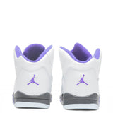 Air Jordan 5 Retro (PS) - White/Dark Concord/Black