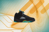 Air Jordan 5 Retro (GS) Aqua - Black/Aquatone/Taxi