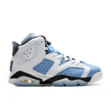 Air Jordan 6 Retro "UNC" (GS) - University Blue/White/Black/College Navy