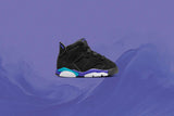Air Jordan 6 Retro (TD) 'Aqua' - Black/Bright Concord/Aquatone