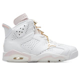 Women's Air Jordan 6 Retro 'Gold Hoops' - White/Metallic Gold