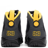 Air Jordan 9 Retro "University Gold" - Black/Dark Charcoal