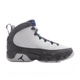 Air Jordan 9 Retro 'Flint Grey' (GS) - White/French Blue/Flint Grey