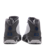 Air Jordan 9 Retro 'Flint Grey' (GS) - White/French Blue/Flint Grey