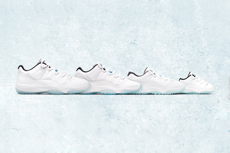 Air Jordan 11 Retro Low (TD) - White/Legend Blue