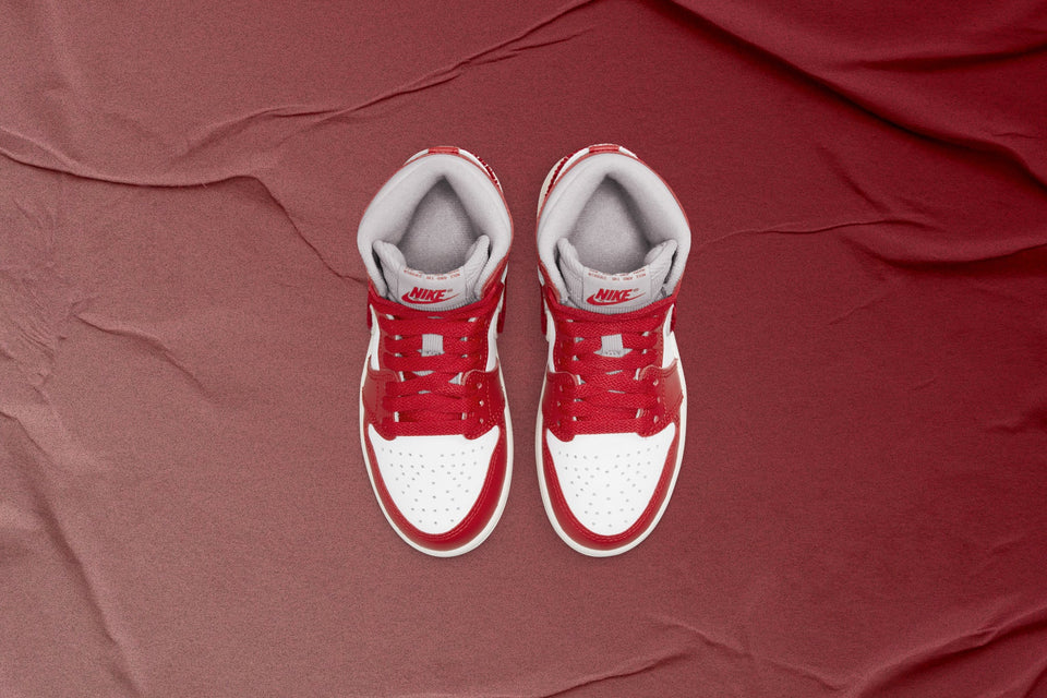 Air Jordan 1 Retro High OG (PS) - Light Iron Ore/Varsity Red/Sail