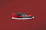 Air Jordan 1 Retro Low OG 'Banned' - Black/Varsity Red/Summit White