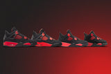 Air Jordan 4 Retro (TD) "Red Thunder" - Black/Red