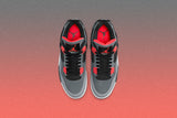Air Jordan 4 Retro 'Infrared' - Dark Grey/Infrared 23/Black Cement Grey