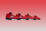 Air Jordan 5 Retro (PS) "Raging Bull" - Varsity Red/Black