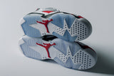 Air Jordan 6 Retro (GS) - White/Carmine
