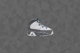 Air Jordan 9 Retro 'Flint Grey' (TD) - White/French Blue/Flint Grey
