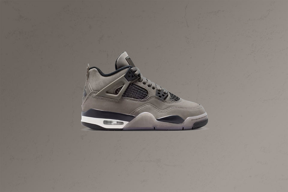 Air Jordan 4 Retro 'Cave Stone' (GS) - Cave Stone/Black/Phantom