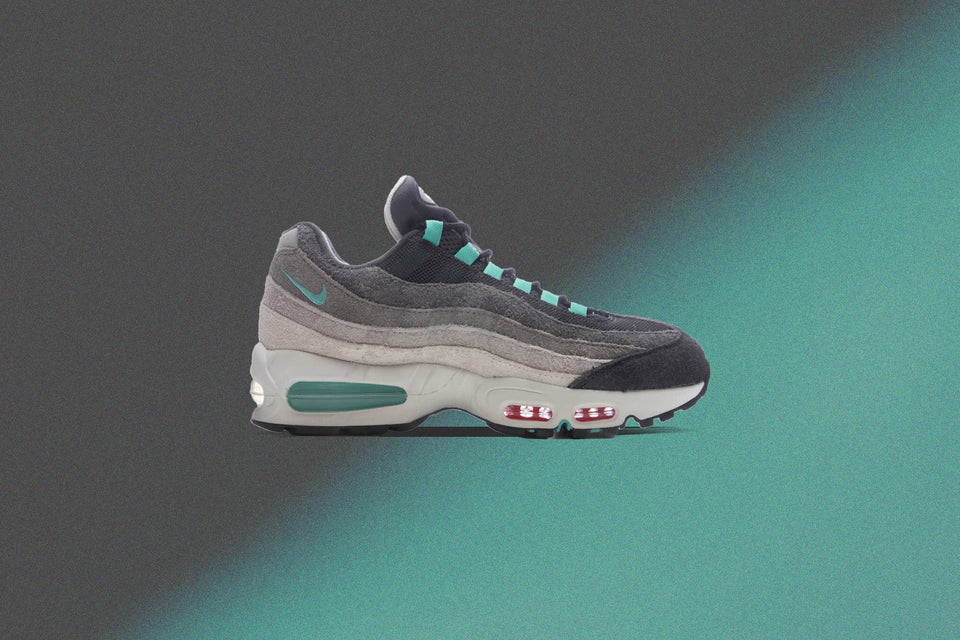 Air Max 95 Big Bubble 'Greedy' - Hyper Turq/Volt/Solar Red