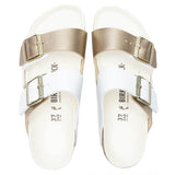 Women's Narrow Arizona Split Birko-Flor - White/Gold