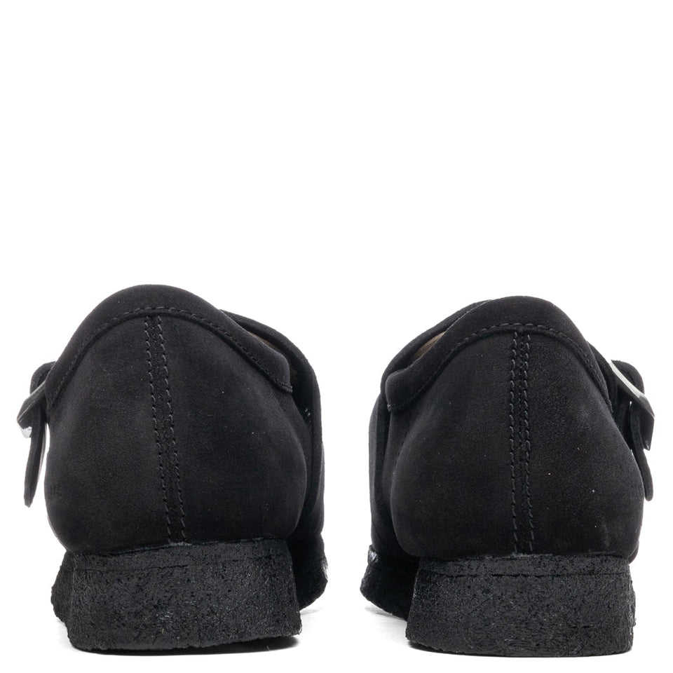 Wallabee Monk - Black Suede