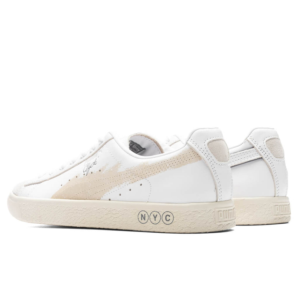 Clyde 3 NY X EB - White/Feather Grey