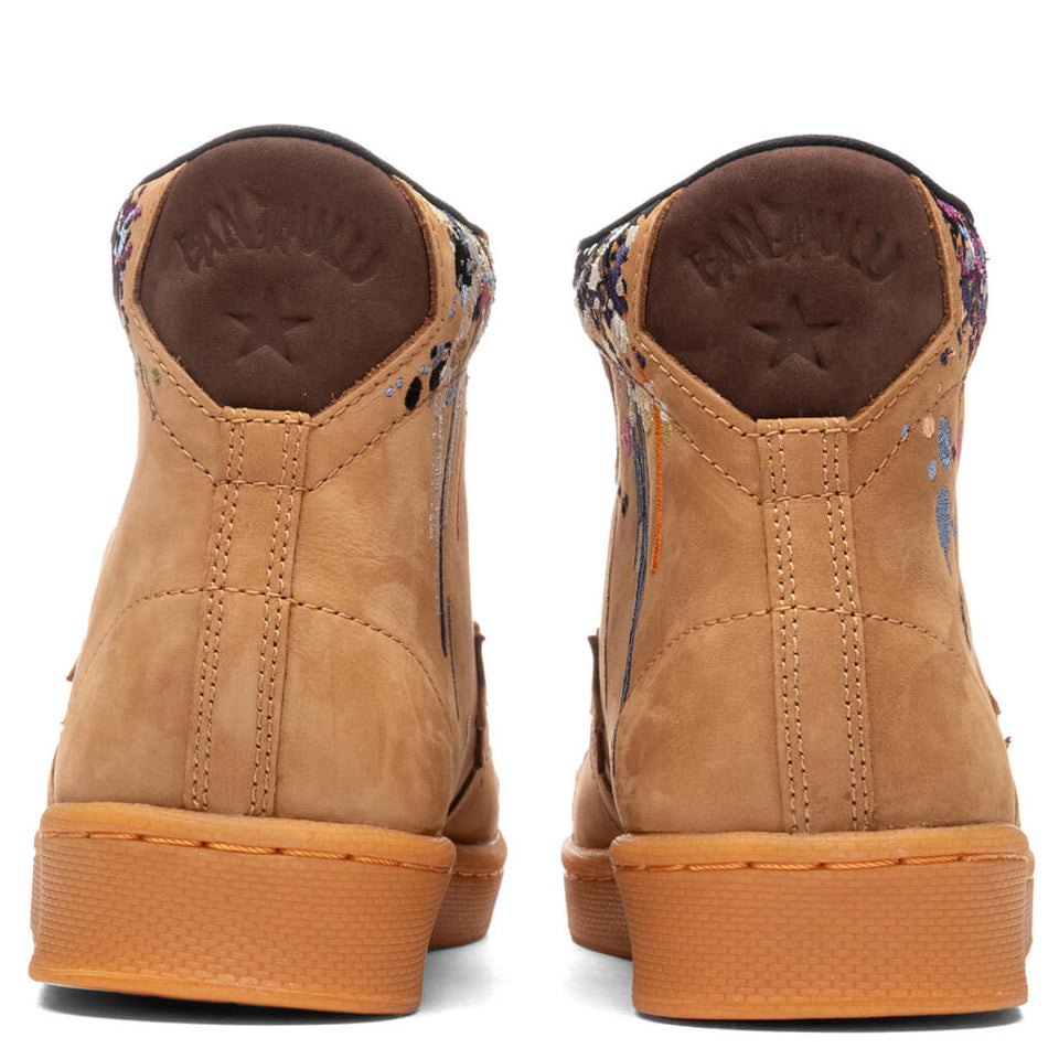Converse x Bandulu Pro Leather Mid - Flux/Gum/Light Honey