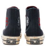 Converse x Barriers Chuck 70 Hi - Black/Fiery Red