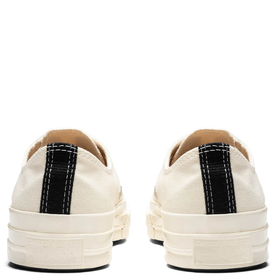 Converse x Comme Des Garcons PLAY All Star Chuck '70 Ox Small Red Heart - White