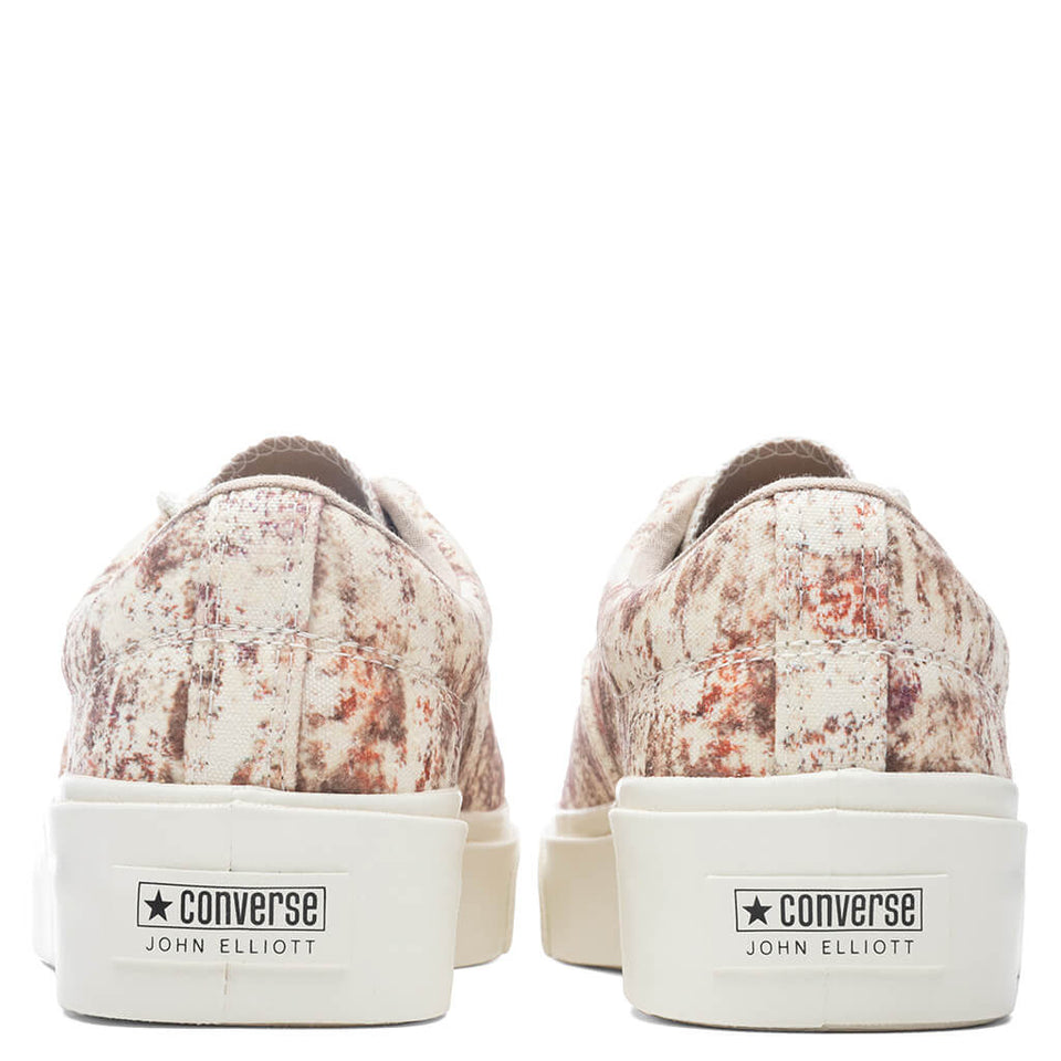 Converse x John Elliott Skid Grip Ox - Antique White/Brown