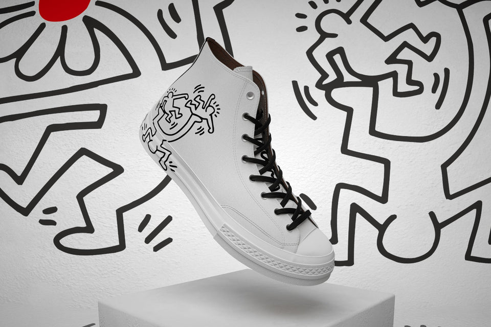 Converse x Keith Harring Chuck 70 Hi - Egret/Black/Red