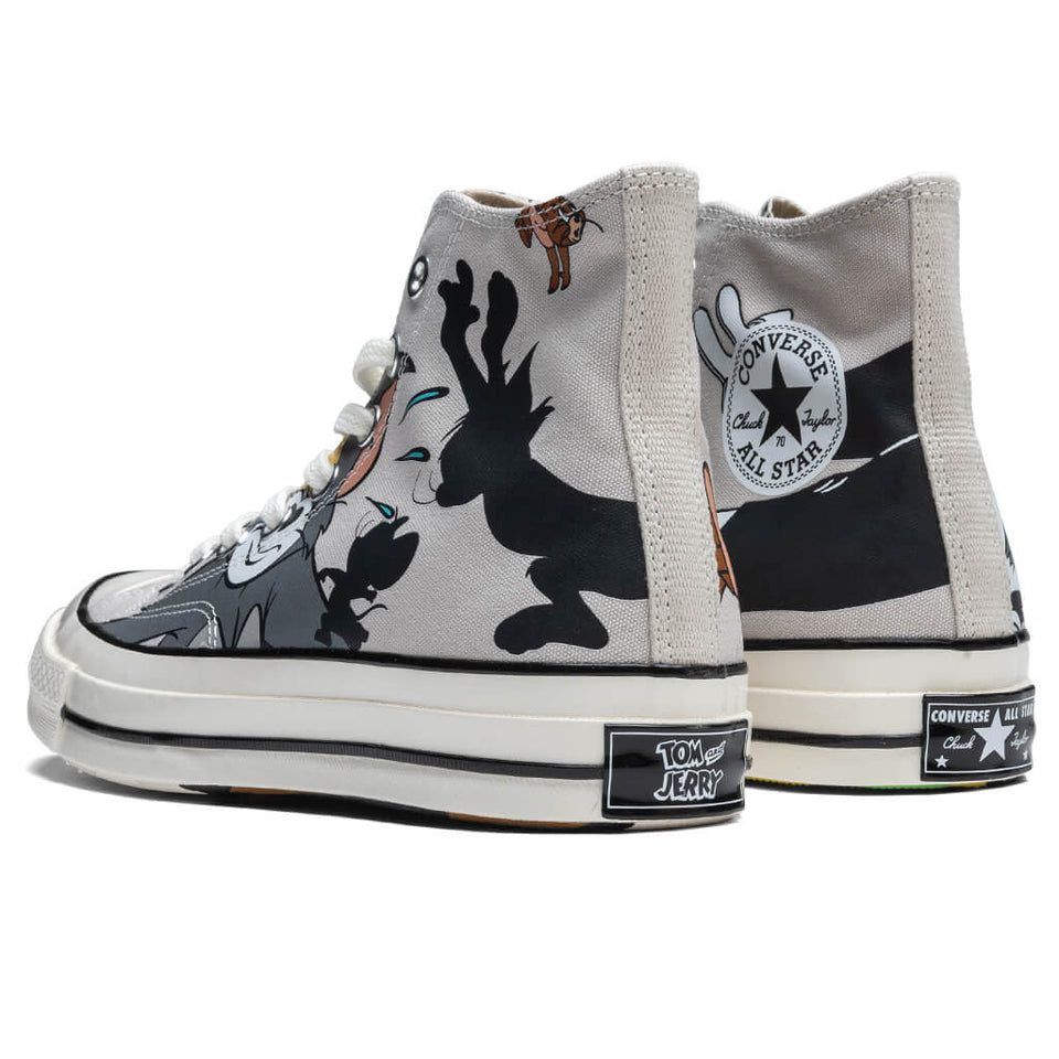Converse x Tom and Jerry Chuck 70 Hi - Grey/Egret