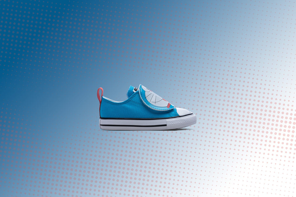 Converse x Doraemon Chuck Taylor All Star 1V OX - Hawaiian Ocean/Habanero Gold/Flamingo