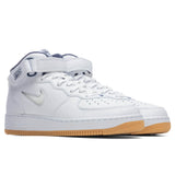 Air Force 1 Mid Jewel 'NYC'- White/Midnight Navy