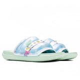 J Balvin x Super Play SP Sandals - Celestine Blue/White/Enamel Green