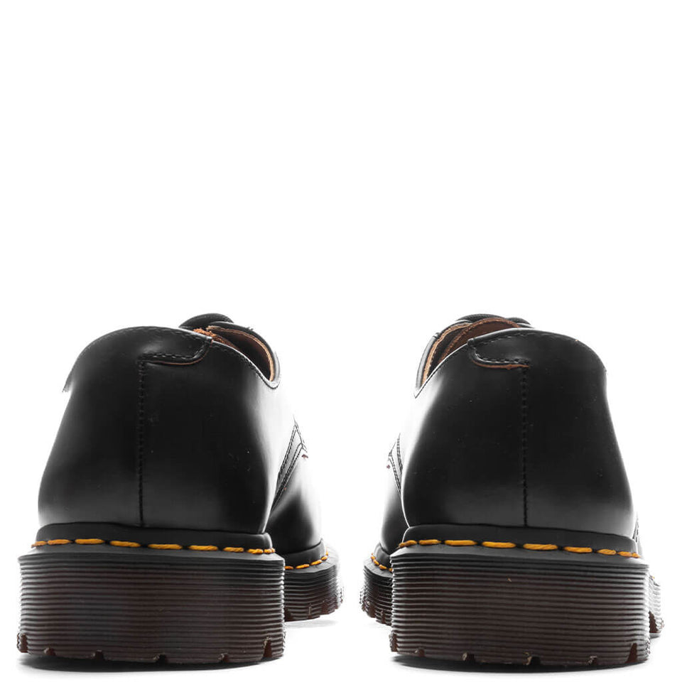 2046 Vintage Smooth Leather Oxford Shoes - Black