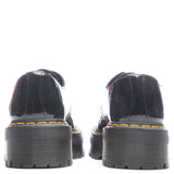 1461 Quad Smooth Leather Platform Shoes - Black Patent Lamper