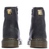 Youth 1460 Softy T Leather Lace Up Boots - Black Softy