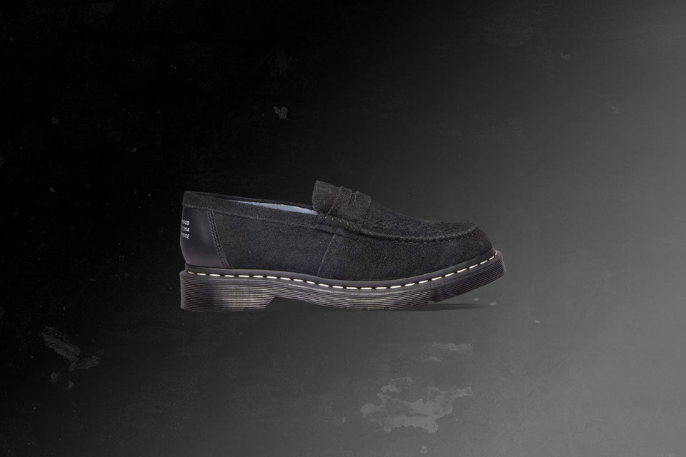 Dr. Martens x Neighborhood Penton Creeper - Black Hairy Suede Smooth