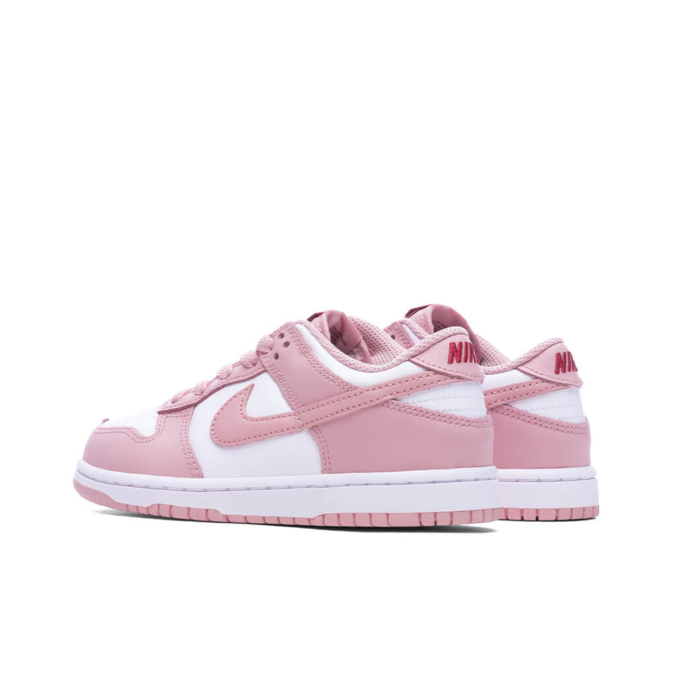 Dunk Low BP (PS) - White/Pink Glaze/Pomegranate