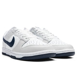 Dunk Low Retro - Summit White/Midnight Navy/Platinum Tint