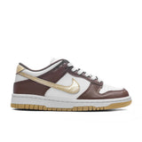 Dunk Low (GS) - White/Metallic Gold/White/Cacao Wow