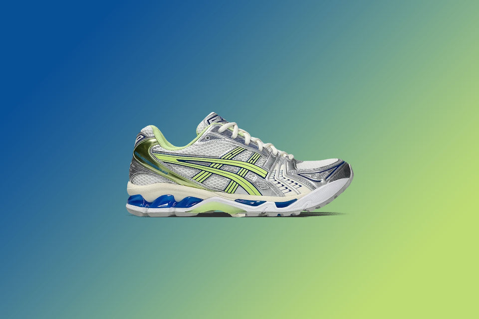 Gel-Kayano 14 - White/Lime Green